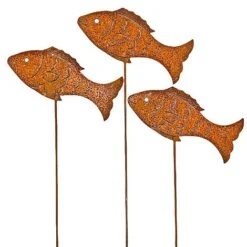 3 Fish Silhouette Stake Garden Ornaments -PlantHub Shop 562194020712 7