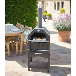 La Hacienda Napoli Multi-Function 4 In 1 Pizza Oven, Outdoor Oven, BBQ & Smoker -PlantHub Shop 56366 1