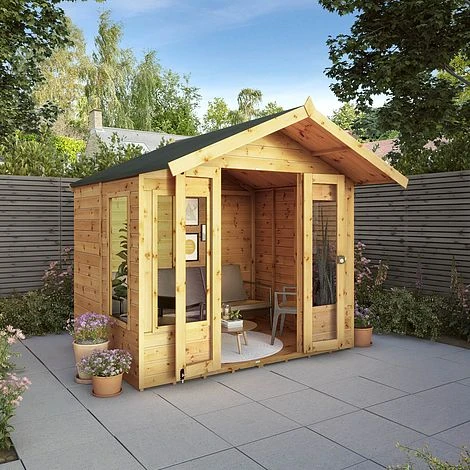 Waltons 6' X 8' Apex Summerhouse 3 Waltons 6' X 8' Apex Summerhouse