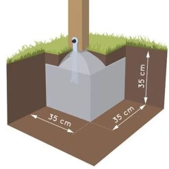 Soulet Carry Shepherds Hut Playhouse 6 X 8 20 Soulet Carry Shepherds Hut Playhouse 6 X 8 -PlantHub Shop 782856 ZOOM 04 scellement