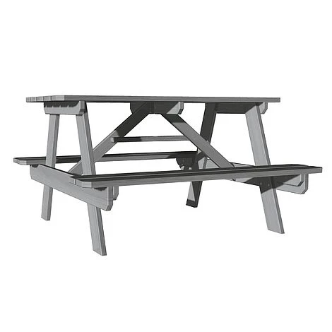 Soulet Childrens Garden Picnic Table Grey 9 Soulet Childrens Garden Picnic Table Grey - Image 7