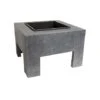 Square Firebowl & Square Console Cement H40Cm W58Cm