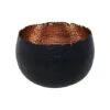 Hammered Bowl Black/Copper 19Cm -PlantHub Shop AC19B