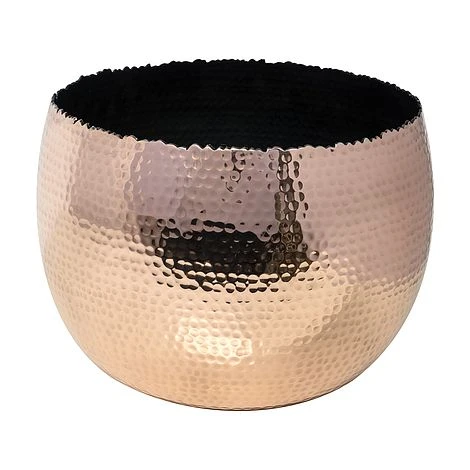 Hammered Bowl Copper/Black 30Cm 3 Hammered Bowl Copper/Black 30Cm