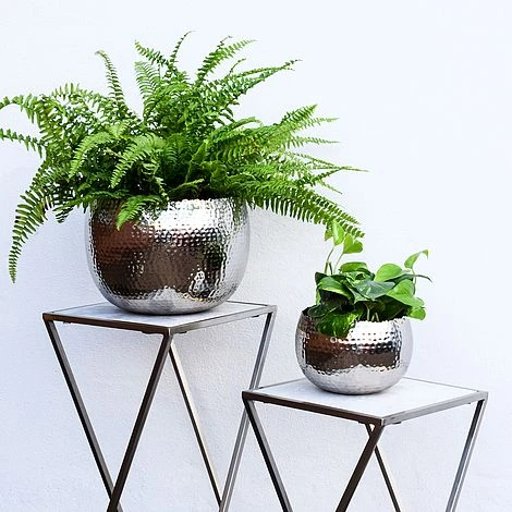 Hammered Bowl Nickel/Black 30Cm 4 Hammered Bowl Nickel/Black 30Cm - Image 2