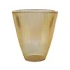 Amber Ribbed Vase H24.5Cm W21.5Cm -PlantHub Shop ARV21