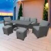 Rowlinson Garden Albany Rattan Sofa Dining Set 7 Seat Grey -PlantHub Shop Albany20720seat20lifestyle20copy20grey20copy20light