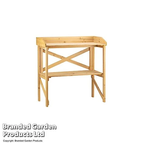 Garden Grow Wooden Two-Tier Potting Bench 5 Garden Grow Wooden Two-Tier Potting Bench - Image 3