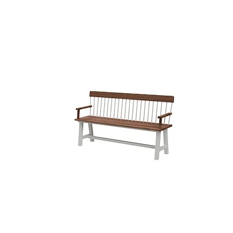 Broadway Acacia Wood Cream Garden Bench H89CM W160CM 3 Broadway Acacia Wood Cream Garden Bench H89CM W160CM