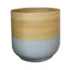 Bamboo Grey Planter D23Cm 2 Bamboo Grey Planter D23Cm -PlantHub Shop BGP23