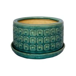 Bonsai Planter Teal D20Cm