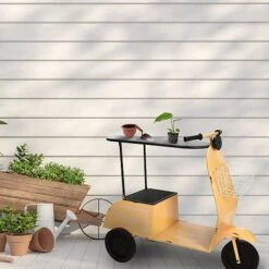 Idooka Green Metal Scooter Side Table 12 Idooka Green Metal Scooter Side Table -PlantHub Shop BT1000 BARS.YELLOW.LifestylePotting