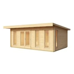 Barbados 6 Log Cabin 3.59m X 5.69m -PlantHub Shop Barbados206