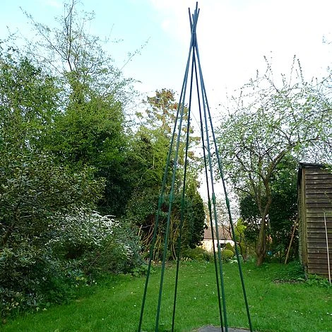 Pea And Runner Bean Wigwam Teepee - Garden Support Frame Kit 3 Pea And Runner Bean Wigwam Teepee - Garden Support Frame Kit