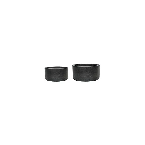 Catania Anthracite Terrazzo Set Of 2 Cylinder Bowls 3 Catania Anthracite Terrazzo Set Of 2 Cylinder Bowls