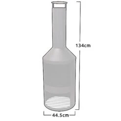 Idooka Black Chiminea Outdoor Heating Fire Pit -PlantHub Shop CM70001.LogStore.Silhouette