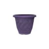 Woven Blossom Planter 33cm Brushed Wood Violet Effect -PlantHub Shop CTBP13BWV