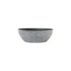 Sand Thatched Oval Bowl Planter 17" Ebony Grey Effect With No Drainage Holes -PlantHub Shop CTSTBOEG