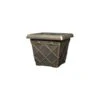 Tuscany Planter Roman Square 31cm Black Bronze Effect 1 Tuscany Planter Roman Square 31cm Black Bronze Effect -PlantHub Shop CTTLSBB