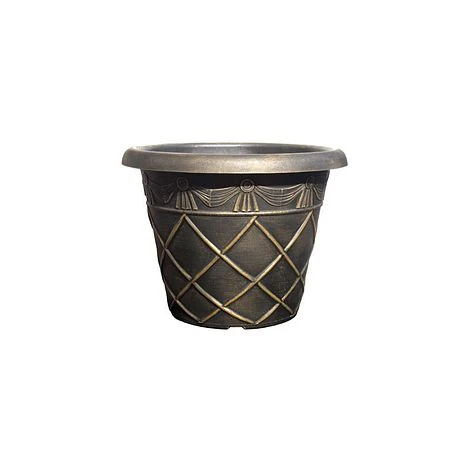 Tuscany Planter Roman Round 45cm Black Bronze Effect 3 Tuscany Planter Roman Round 45cm Black Bronze Effect