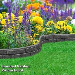 Ultra-Curve EZ Border Edging- Small Brick -PlantHub Shop CURV BRICKGREY S48174