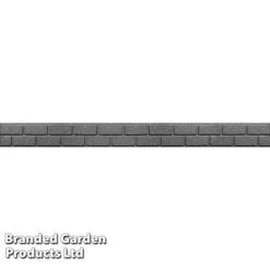 Ultra-Curve EZ Border Edging- Small Brick -PlantHub Shop CURV BRICKGREY S48175