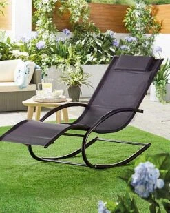 Idooka Mesh Rocking Sun Lounger -PlantHub Shop Corner20Lawn