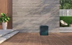 Idooka Compost Bin Garden Compost Accelerator - Outdoor Bin With Lid For House Plant Compost And Bark For Garden Soil For Vegetables -PlantHub Shop Courtyard1