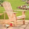 Wooden Adirondack Chair -PlantHub Shop D8637 IS 3