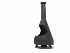 Idooka Garden Chiminea Outdoor Fire Pit Patio Heater Black Metal Log Burner Chimney -PlantHub Shop DSCN1140