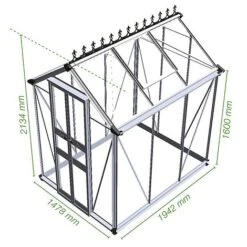 Eden Birdlip 4x6 Greenhouse -PlantHub Shop EDEN T65636 B h