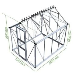 Eden Burford 6x8 Greenhouse -PlantHub Shop EDEN T65699 C h
