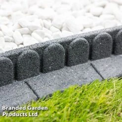 Lawnmower Friendly Flexi-Edge Border - Grey 12 Lawnmower Friendly Flexi-Edge Border - Grey -PlantHub Shop EDGE MOWERGREY S48180