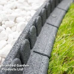 Lawnmower Friendly Flexi-Edge Border - Grey 14 Lawnmower Friendly Flexi-Edge Border - Grey -PlantHub Shop EDGE MOWERGREY S48182