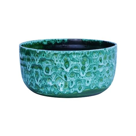 Emerald Reactive Glaze Bowl H12.5Cm D25Cm 3 Emerald Reactive Glaze Bowl H12.5Cm D25Cm