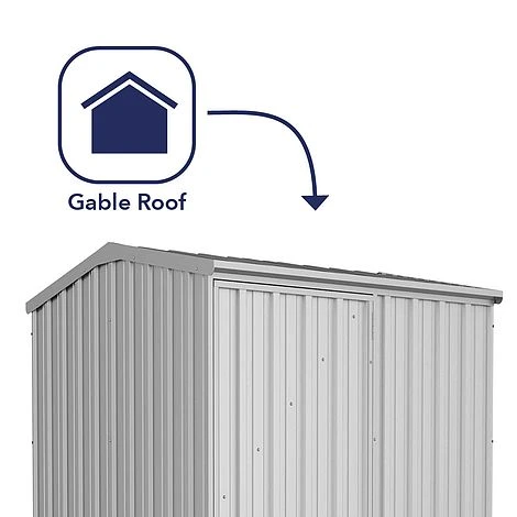Absco Premier 5' X 5' Reverse Apex Roof Outdoor Metal Garden Storage Shed - 2 Colours Available 8 Absco Premier 5' X 5' Reverse Apex Roof Outdoor Metal Garden Storage Shed - 2 Colours Available - Image 6