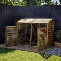 Pressure Treated 5' X 3' Bin Storage Unit -PlantHub Shop ESDXL21PT02520300 dpi 2034