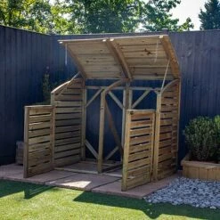 Pressure Treated 5' X 3' Bin Storage Unit -PlantHub Shop ESDXL21PT02520300 dpi 2040