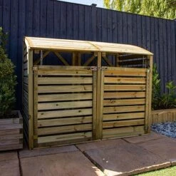 Pressure Treated 5' X 3' Bin Storage Unit -PlantHub Shop ESDXL21PT02520300 dpi 2078
