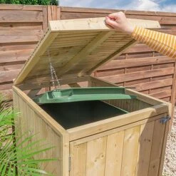 Premium Pressure Treated 2' X 3' Bin Storage Unit -PlantHub Shop ESDXL21PT030 3