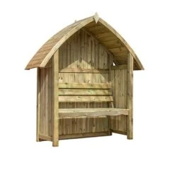 Waltons Wooden Arch Top Garden Pressure Treated Arbour Seat -PlantHub Shop ESDXL21PT035 005