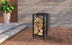 Idooka Wood Basket Log Store Firewood Rack -PlantHub Shop FB82004001