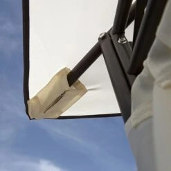 Aphrodite Heavy Duty Garden Gazebo With Side Curtains 2.7m -PlantHub Shop FSGHD LS4