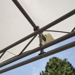 Aphrodite Heavy Duty Garden Gazebo With Side Curtains 2.7m -PlantHub Shop FSGHD LS6