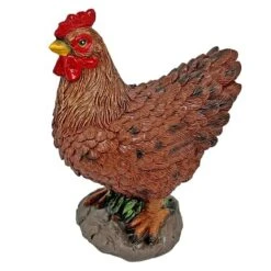 Pair Of Garden Chicken Ornaments -PlantHub Shop FW1006 3
