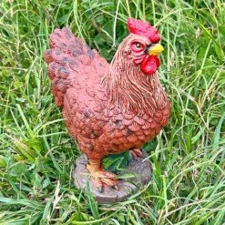 Pair Of Garden Chicken Ornaments -PlantHub Shop FW1006 9