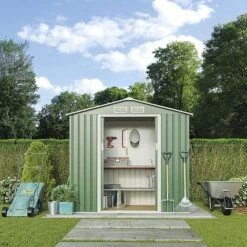 Waltons Apex Metal Shed 7 X 4.2FT -PlantHub Shop G0171 5 1000x1000 1