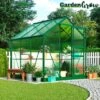 Garden Grow Traditional Greenhouse 6.2 X 6.2 X 6.6ft - Green 1 Garden Grow Traditional Greenhouse 6.2 X 6.2 X 6.6ft - Green -PlantHub Shop G0467 1