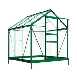 Garden Grow Traditional Greenhouse 6.2 X 6.2 X 6.6ft - Green 18 Garden Grow Traditional Greenhouse 6.2 X 6.2 X 6.6ft - Green -PlantHub Shop G0467 3