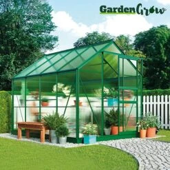 Garden Grow Traditional Greenhouse 6.2 X 8.3 X 6.6ft -PlantHub Shop G0468201000x100020with20logo